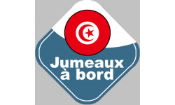 Autocollants : jumeaux a bord Tunisiens