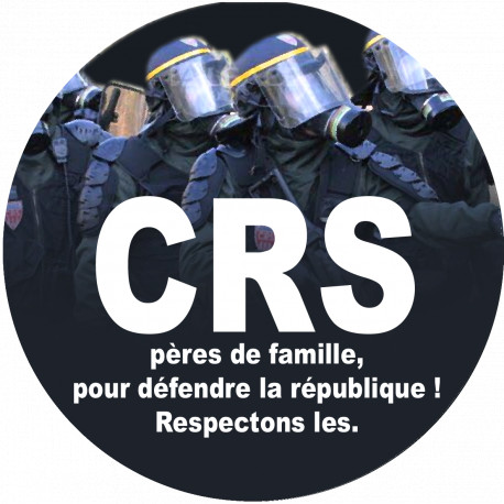 CRS (15x15cm) - Sticker/autocollant