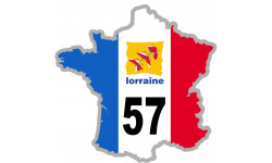 Autocollants : FRANCE 57