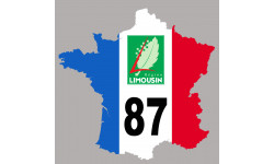 Autocollants : FRANCE 87 Région Limousin