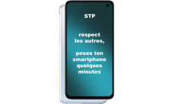 Smartphone message 4 (8x15cm) - Sticker/autocollant