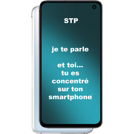 Autocollants : Smartphone je te parle (8x15cm)