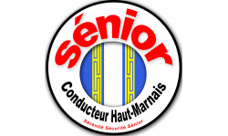 Autocollants :conducteur Sénior Blason Haut-Marnais