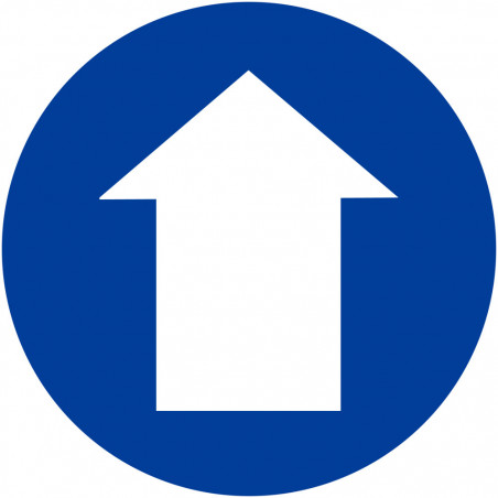 Sticker / autocollant : Sens de direction (15cm)