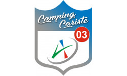 Camping car l'Allier 03 - 15x11.2cm - Sticker/autocollant