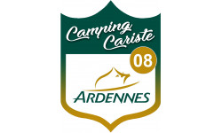 Campingcariste Ardennes 08 - 15x11.2cm - Sticker/autocollant