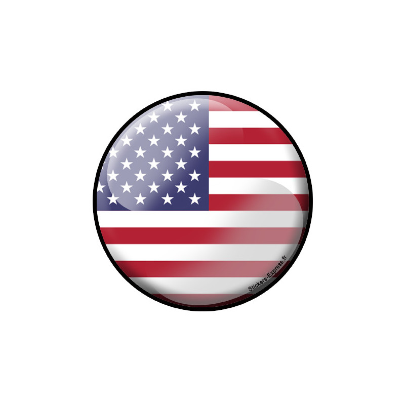 Autocollants Drapeau Americain Stickers Express