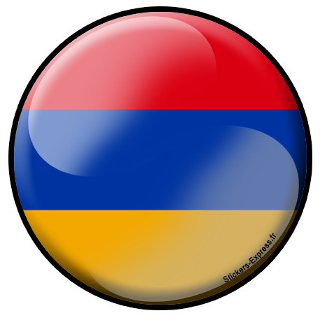 Autocollants : drapeau Arménien