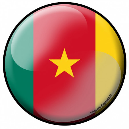 Autocollants : drapeau Camerounais