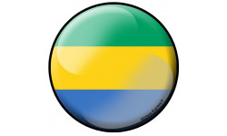 Autocollants : drapeau Gabonais