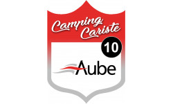 Campingcariste Aube 10 - 20x15cm - Sticker/autocollant