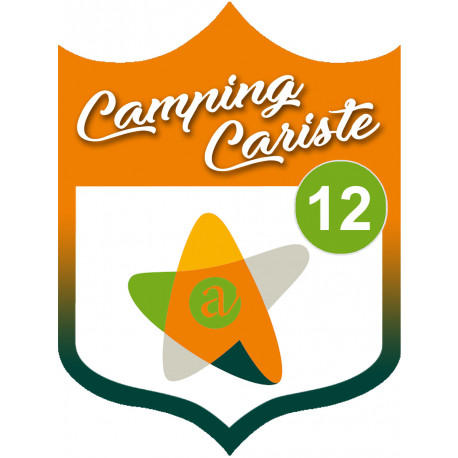 Camping car Aveyron 12 - 20x15cm - Sticker/autocollant