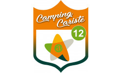 Campingcariste Aveyron 12 - 20x15cm - Sticker/autocollant