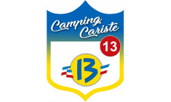 Campingcariste Rhône 13 - 15x11.2cm - Sticker/autocollant