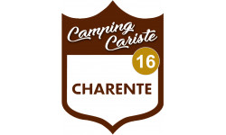 Campingcariste Charente 16 - 15x11.2cm - Sticker/autocollant
