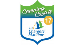 Campingcariste Charente Maritime 17 - 15x11.2cm - Sticker/autocollant