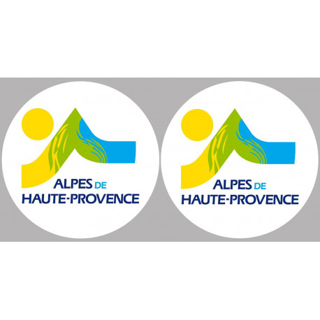 Département des Alpes de Haute-Provence 04  - 2x10cm - Sticker/autocollant
