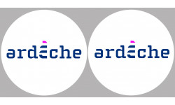 Département l'Ardèche 07  - 2x10cm - Sticker/autocollant