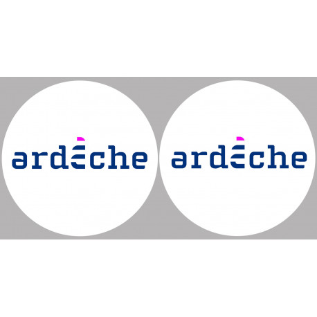 l'Ardèche 07  - 2x10cm - Sticker/autocollant