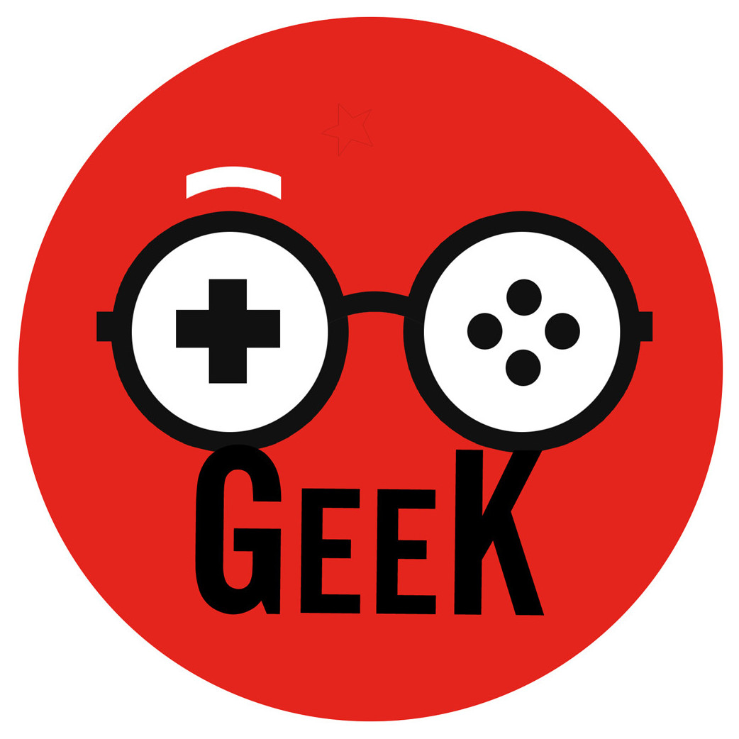 Geek manette de jeu - 5cm - Sticker/autocollant