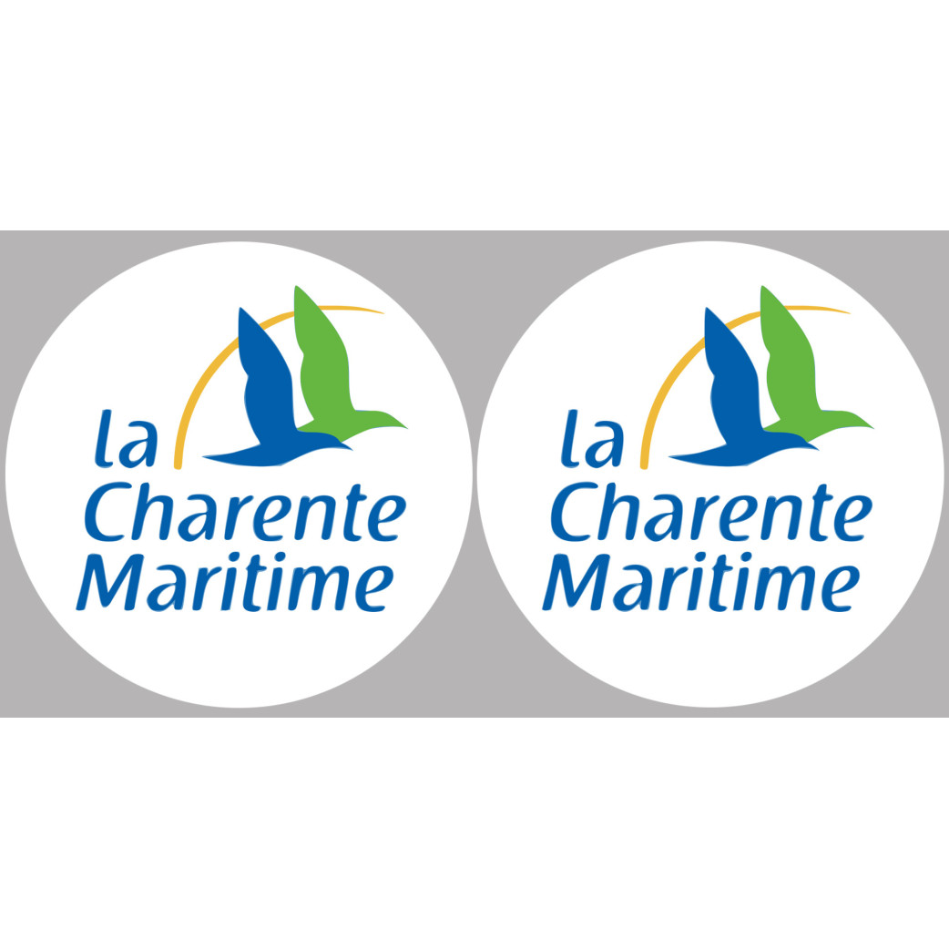 La Charente Maritime 17  - 2fois 10cm - Sticker/autocollant