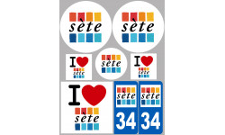 ville de Sète (kit) - Sticker/autocollant