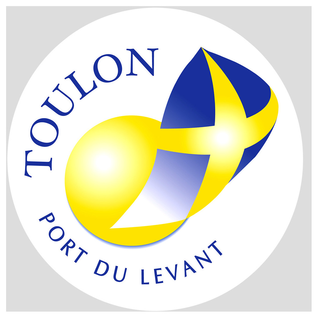Toulon - 20cm - Sticker/autocollant