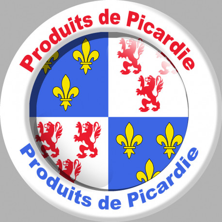 Produits de Picardie- 20cm - Sticker/autocollant