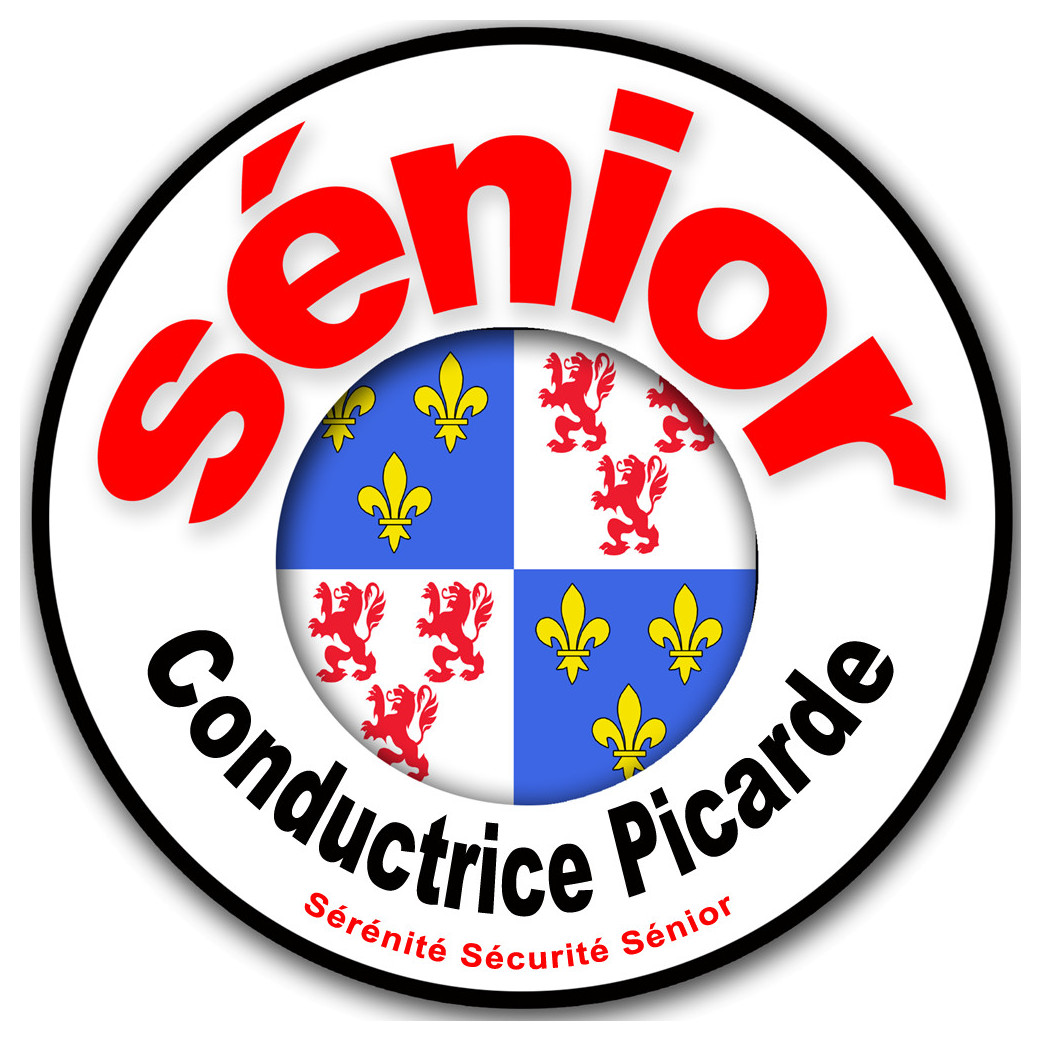 conductrice Sénior Picarde - 15cm - Sticker/autocollant