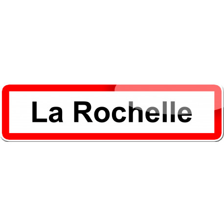 La Rochelle - 15x4 cm - Sticker/autocollant