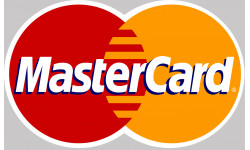 Sticker / autocollant : Paiement par carte MasterCard 2 accepté - 10x6cm