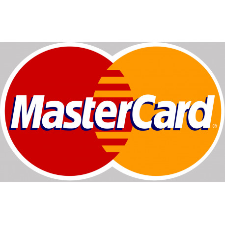 Paiement par carte MasterCard 2 accepté - 20x12.3cm - Sticker/autocollant