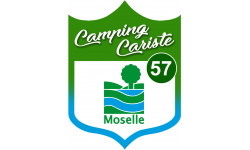 campingcariste Moselle 57 - 10x7.5cm - Sticker/autocollant