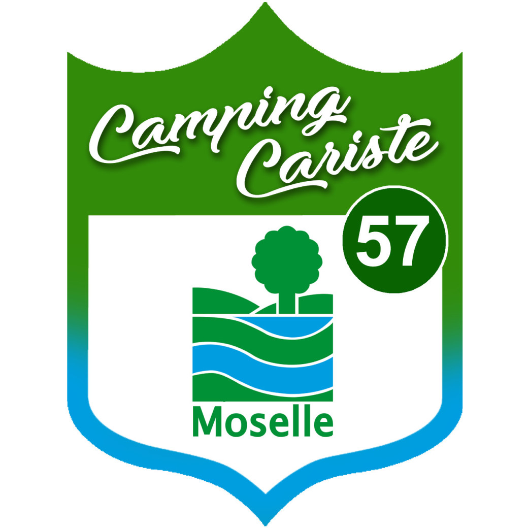 Campingcariste Moselle 57 - 15x11.2cm - Sticker/autocollant