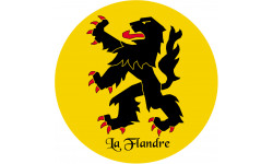 Sticker / autocollant : La Flandre du Nord - 15cm