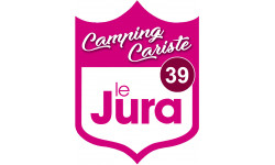 blason camping cariste Jura 39 - 15x11.2cm - Sticker/autocollant