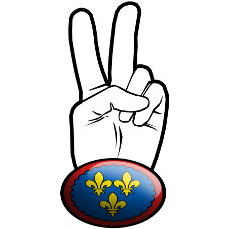 salut de motard Berrichon - 10x4,8 cm - Sticker/autocollant salut de motard Berrichon - 10x4,8 cm - Sticker/autocollant
