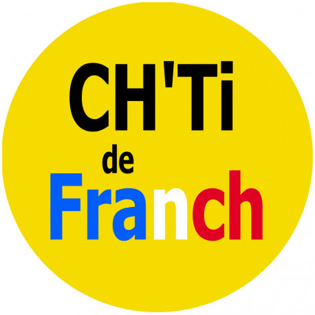 Ch'ti et Chtimi - 10cm - Sticker/autocollant