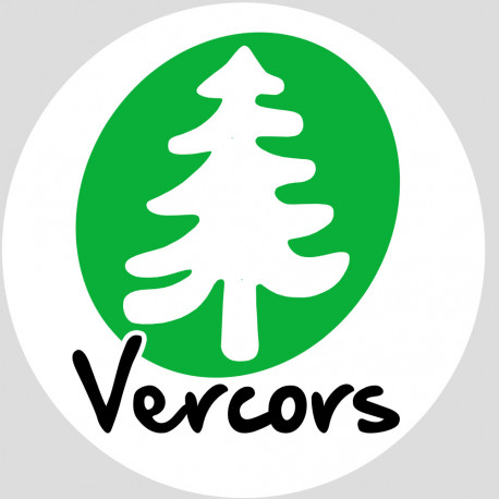 Logo du Vercors - 20cm - Sticker/autocollant