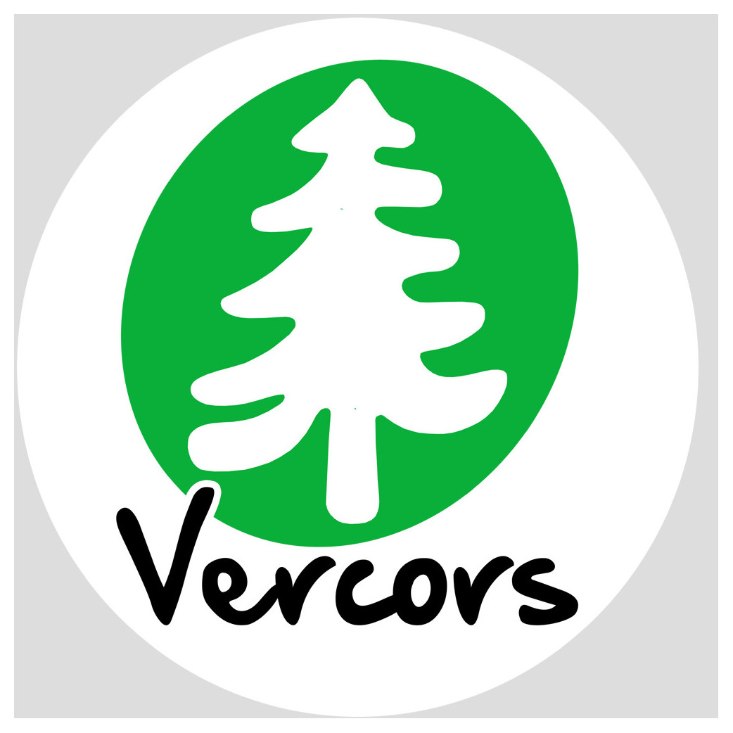Logo du Vercors - 10cm - Sticker/autocollant