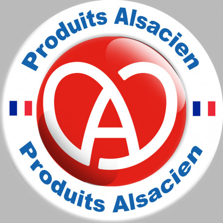 produits Alsacien - 20cm - Sticker/autocollant