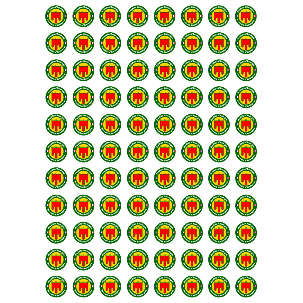 Produits d'Auvergne - 88fois 2cm - Sticker/autocollant