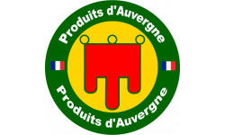 Produit d'Auvergne - 15cm - Sticker/autocollant