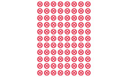 Produits de Bourgogne - 88stickers de 2cm - Sticker/autocollant