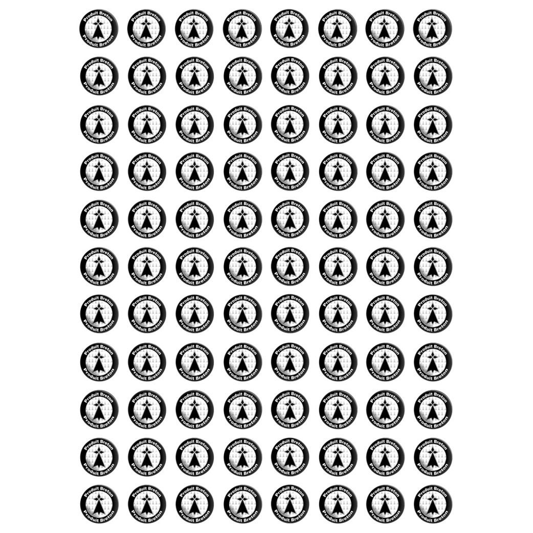 Produit breton hermine - 88fois 2cm - Sticker/autocollant