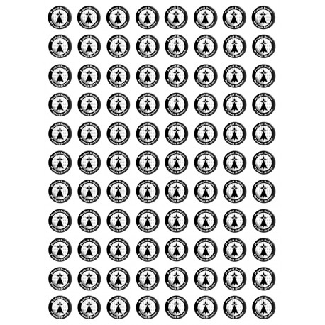 Produit breton hermine - 88fois 2cm - Sticker/autocollant