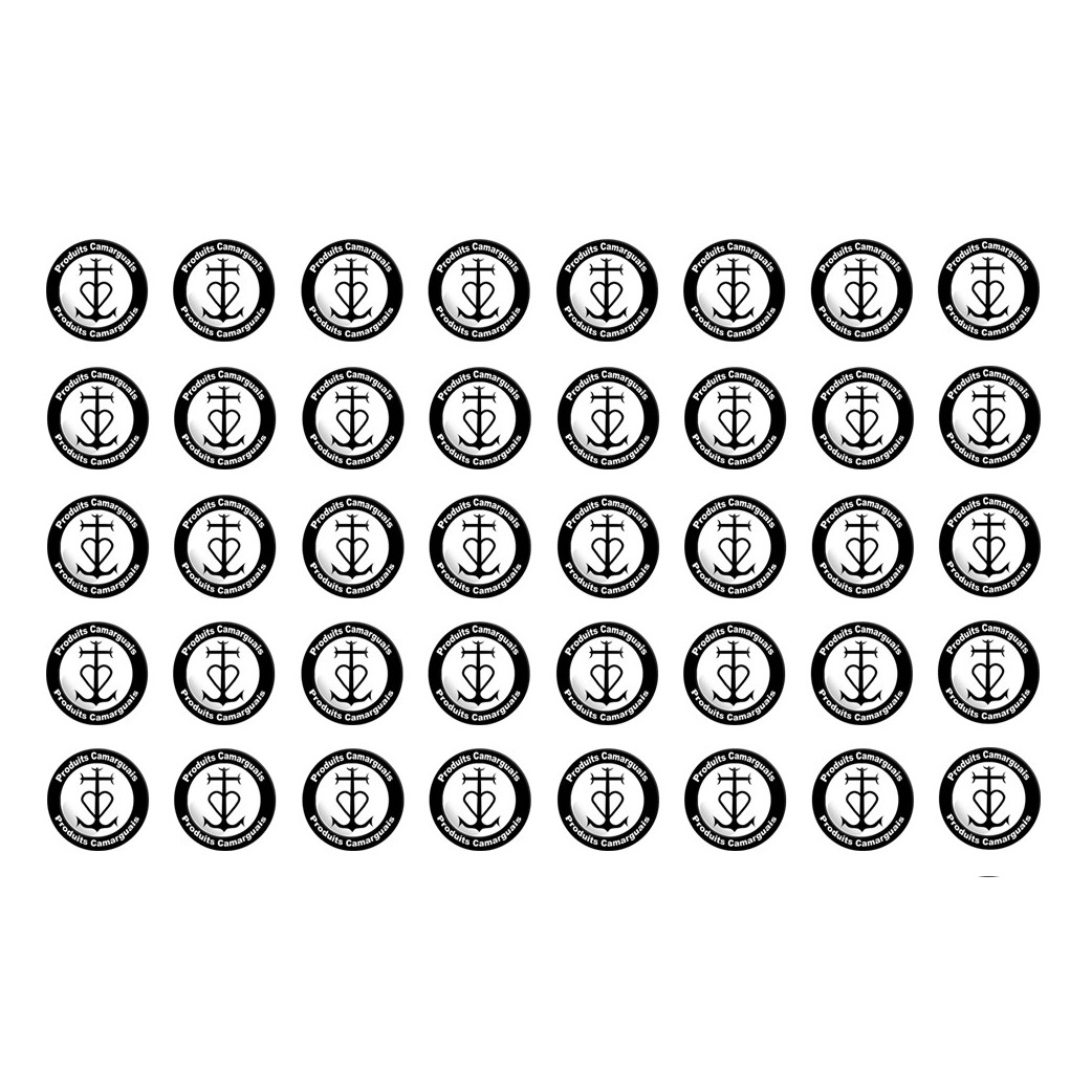 Produits Camarguais - 40fois 2cm - Sticker/autocollant