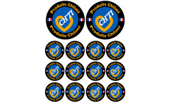 Produits Chtimi - 2 stickers de 10cm et 12 stickers de 5cm - Sticker/autocollant