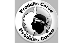 Produits Corse carte - 20cm - Sticker/autocollant
