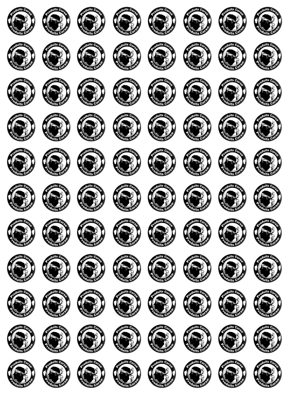 Produits Corse - 88fois 2cm - Sticker/autocollant